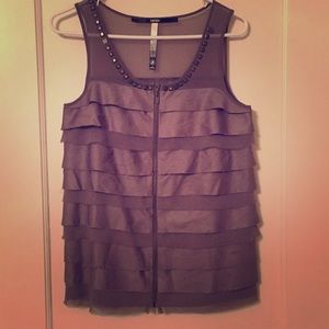 Grey/Silver Kensie Top